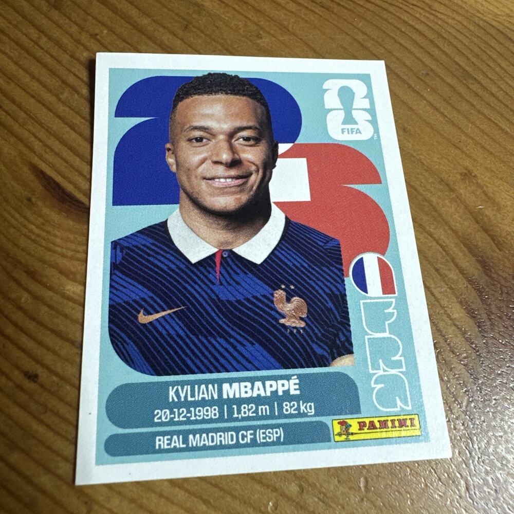 2026 Panini World Cup Sticker Collection Kylian Mbappe Base White FRA 20